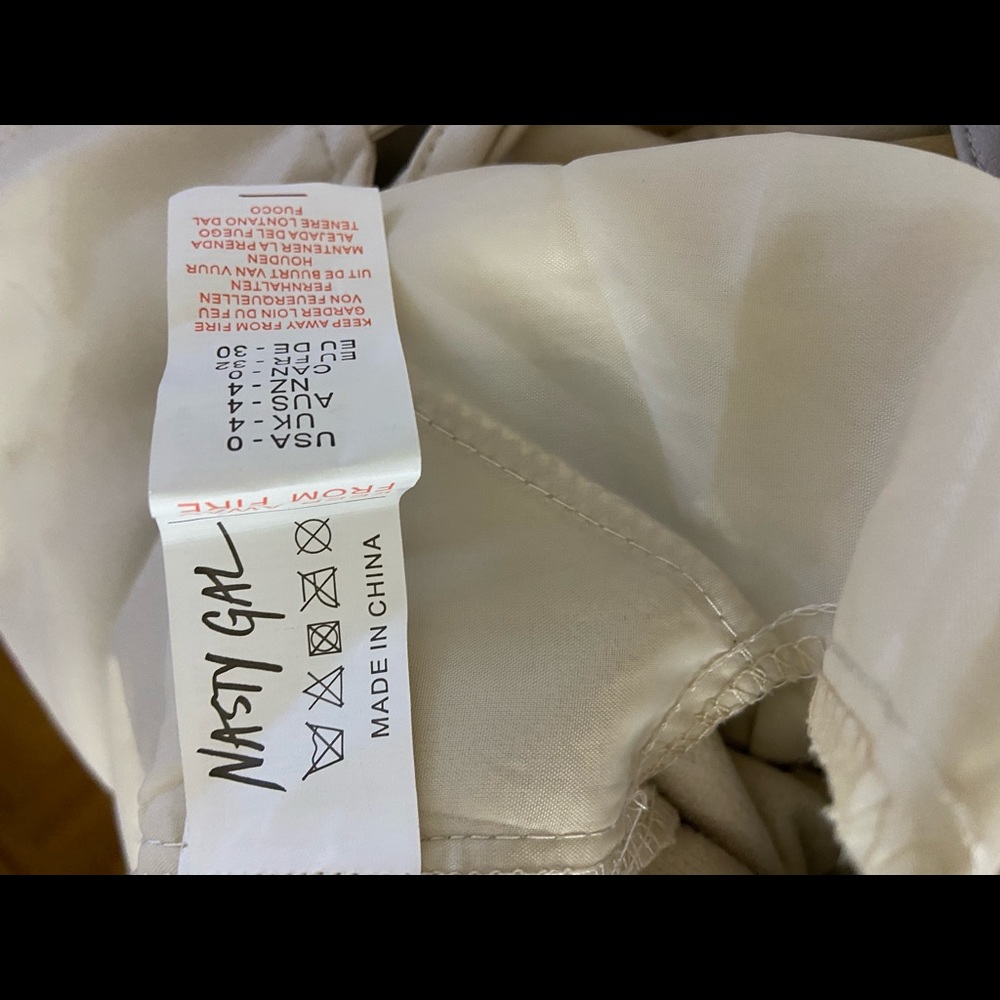 Nasty gal cream leather jumpsuit 0 - Picture 5 of 5